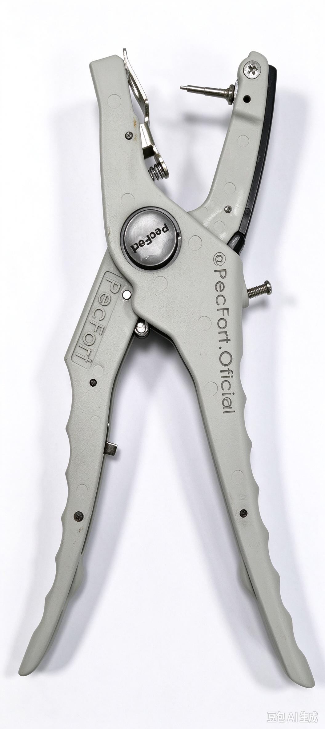 Automatic Rebound Animal Livestock Ear Tag Applicator Ear Tagging Tool Ear Tag Pliers Cattle Ear Tagger with Spare Pins for Installing Pigs Cattle Cow Goat Sheep Ear Tags Real full body aluminum alloy